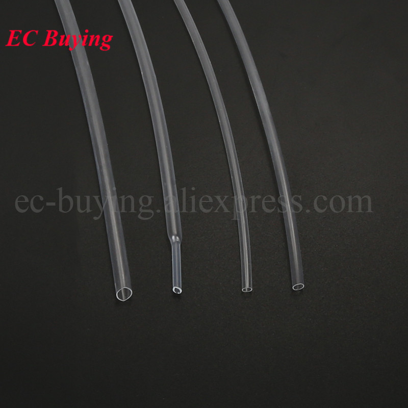 2 Meter Schrumpf schlauch 2mm 3mm 4mm 5mm 6mm 8mm 10mm antike transparente klare 2 m Schrumpf schlauch Schlauch wickel draht