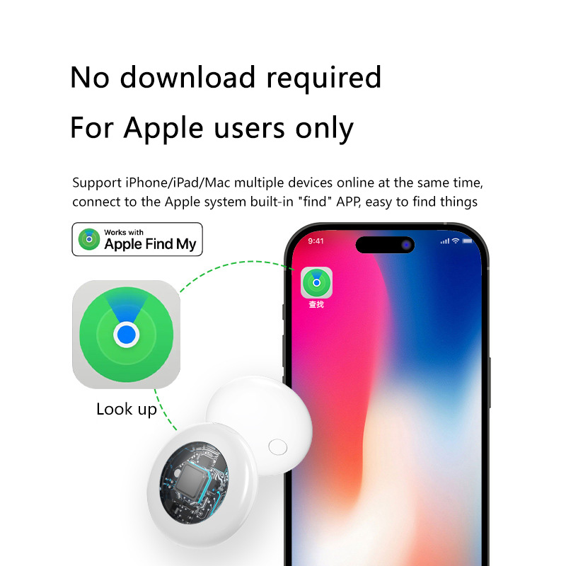 Xiaomi Airtag Bluetooth GPS Trackers IPX 5 Waterproof Sport Tracking Find My Elderly Kids Pets Available Mini Finders For iPhone