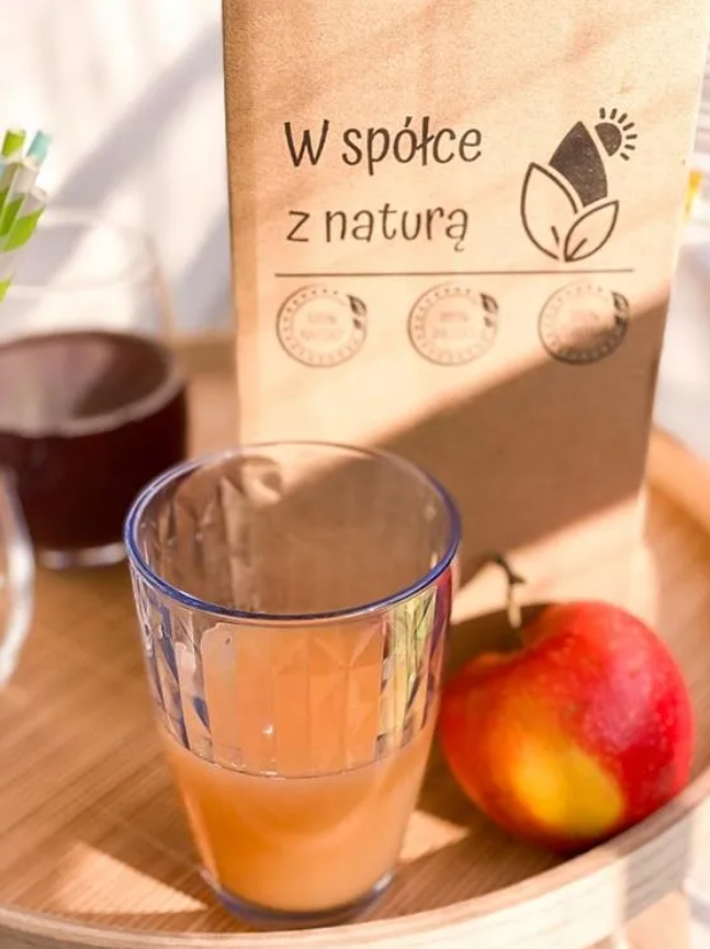 Sok Jabłkowy Wytrawny - Zestaw 4x5l