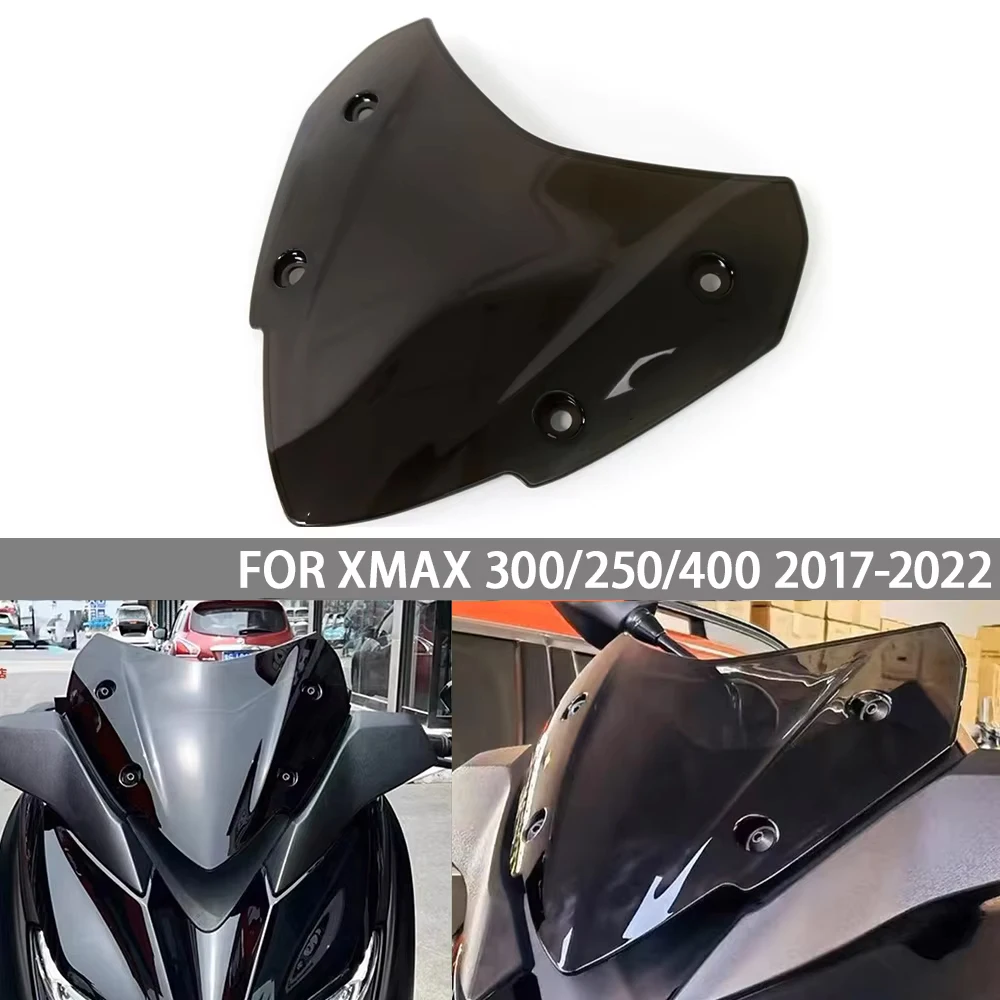Motorcycle Sport Windshield WindScreen Visor Viser For YAMAHA XMAX300 Xmax250 XMAX 250 X-MAX300 XMAX300 2017 2018 2019 2020 2021