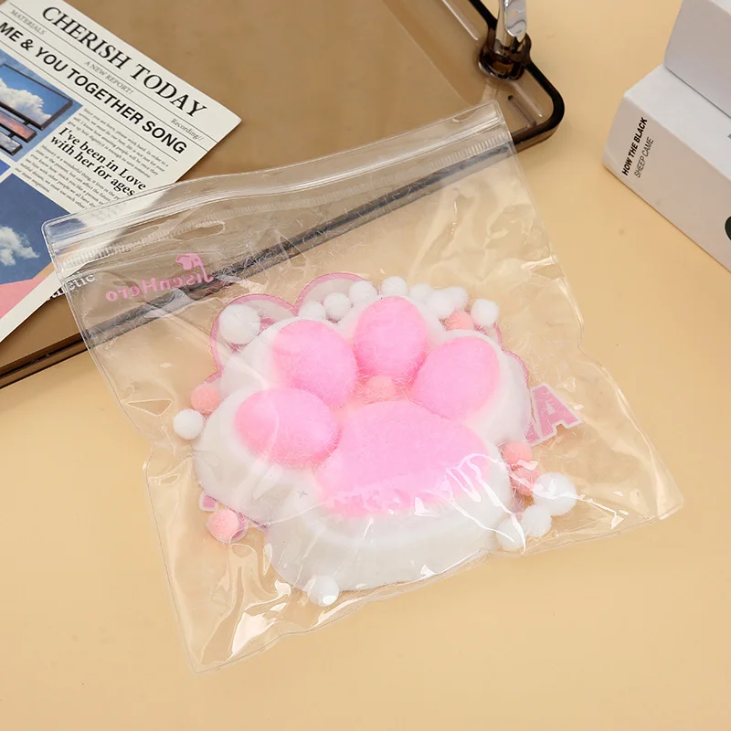 Soft Squishy Cat Paw ของเล่นบรรเทาความเครียด - Kawaii Squeeze Decompression Fidget สําหรับความวิตกกังวล, ของขวัญป้องกันความเครียดสําหรับเด็กและผู้ใหญ่