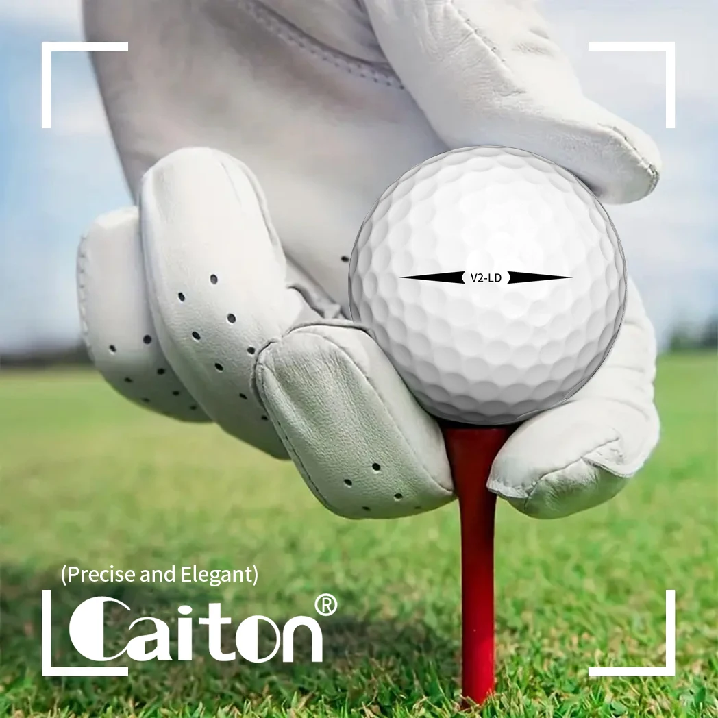 Caiton-Golf Ik- 332 Dimple, Distance maximale, Contrôle de rotation, Durable, Précision, Entraînement et jeu, 2 couches, 50 pièces