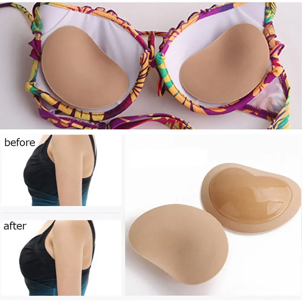 1PC Bikini 2023 coussin de poitrine Bikini ensemble Push Up rembourré Bikinis maillot de bain femmes maillots de bain femmes 2020 plus épais respirant éponge soutien-gorge Pad