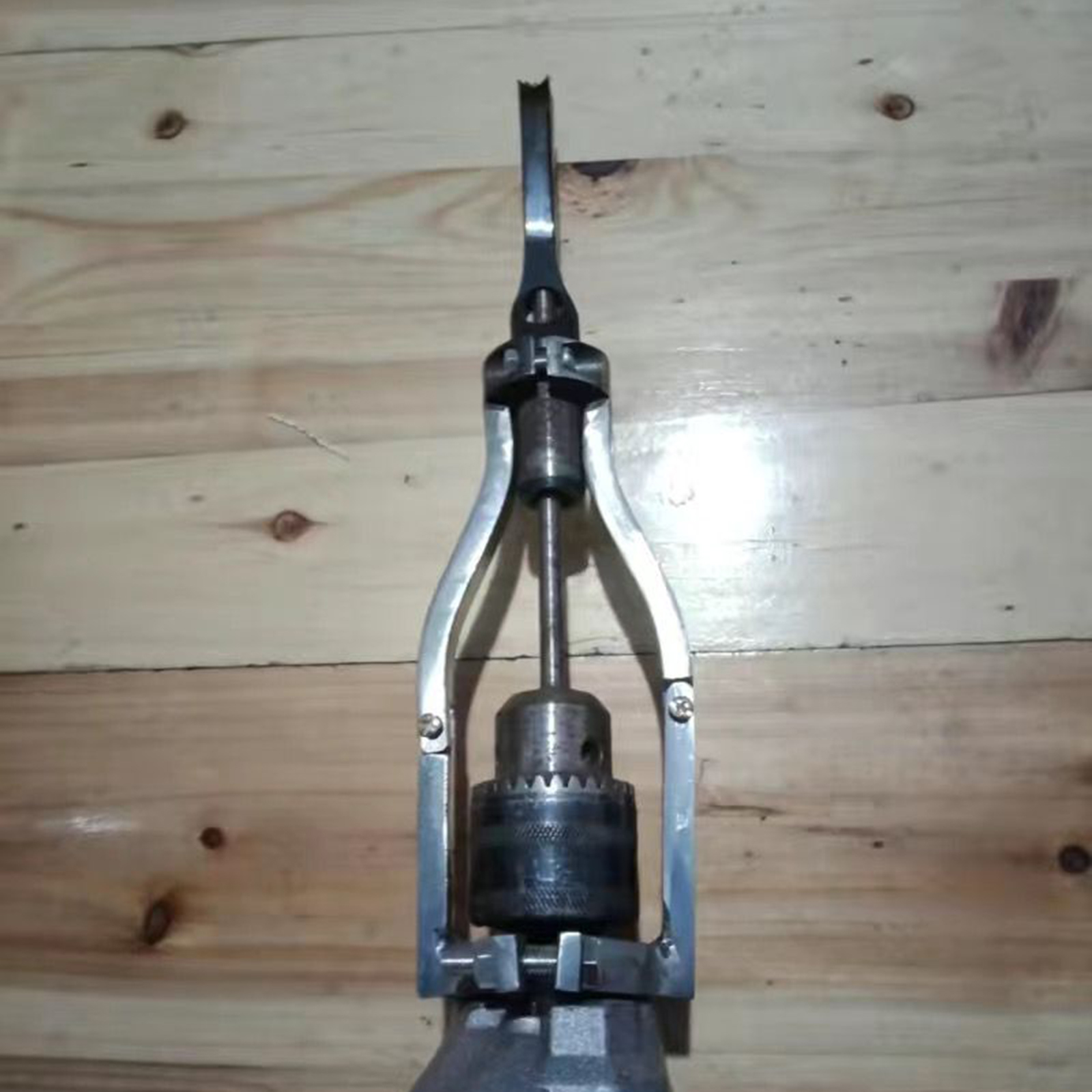 Square Hole Drill Fixed Bracket Easy Installation and Disassembly For Woodworking Drill Bit Adapter