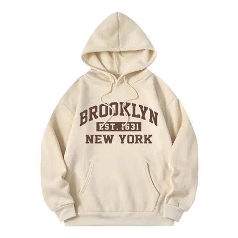 BROOKLYN Sudaderas con capucha informales para hombre Jerséis de primavera y otoño Sudaderas de varios colores a la moda Top