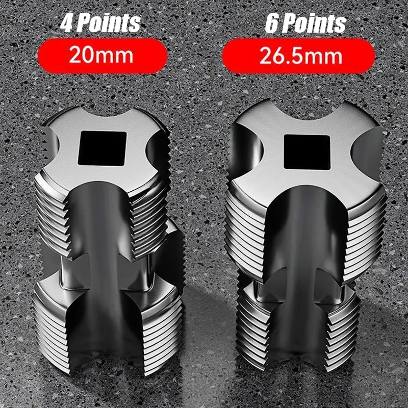 4 Points 6 Points PPR Water Pipe Internal Thread Opener For PVC Plastic Pipe Thread Tap Hand Electric Drills Hand Tools