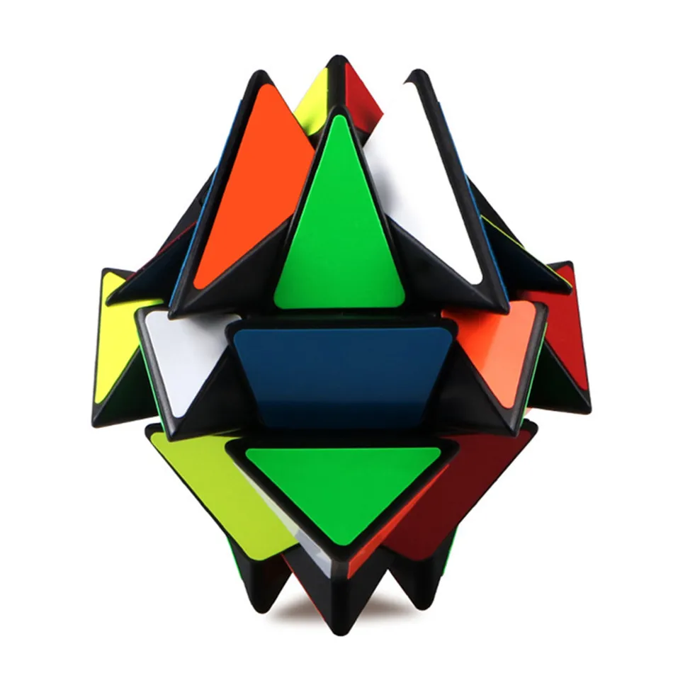 Qiyi Trục Cube Magic Tốc Độ Cube Stickerless Chuyên Nghiệp Fidget Đồ Chơi QIYI Trục 3X3 Cubo Magico Xếp Hình