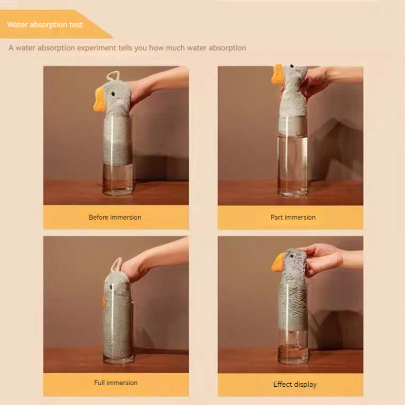Toalha De Mão Do Ganso Dos Desenhos Animados, Tipo De Suspensão, Super Absorção De Água, Secagem Rápida, É Difícil, Cozinha, Banheiro, Banheiro