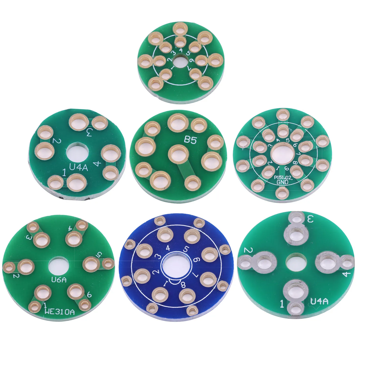 1PC Weld Mount Converter Board PCB For CMC EIZZ 2A3 300B 807 WE310A 6X4 6Z4 6SN7 KT88 EL34 12AX7 ECC88 Tube Socket AMP Audio