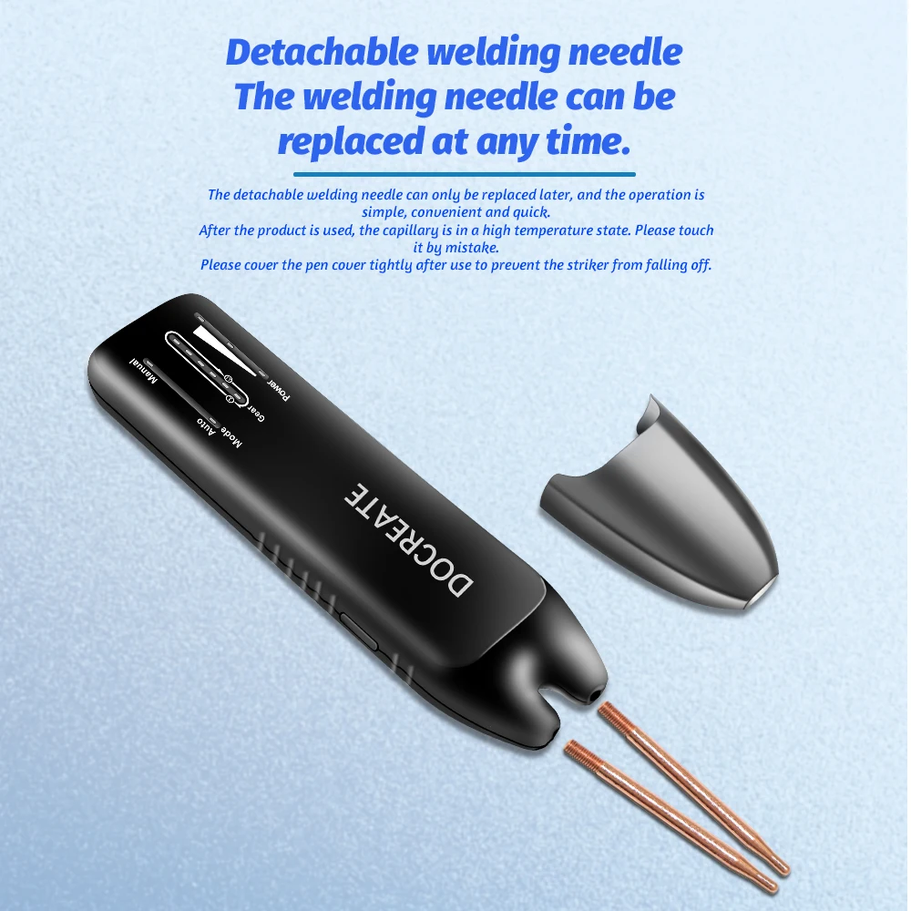 Handheld Spot Welder DIY Adjustable Portable Digital LED Display Color Screen Welding Automatic Trigger for 18650 Battery