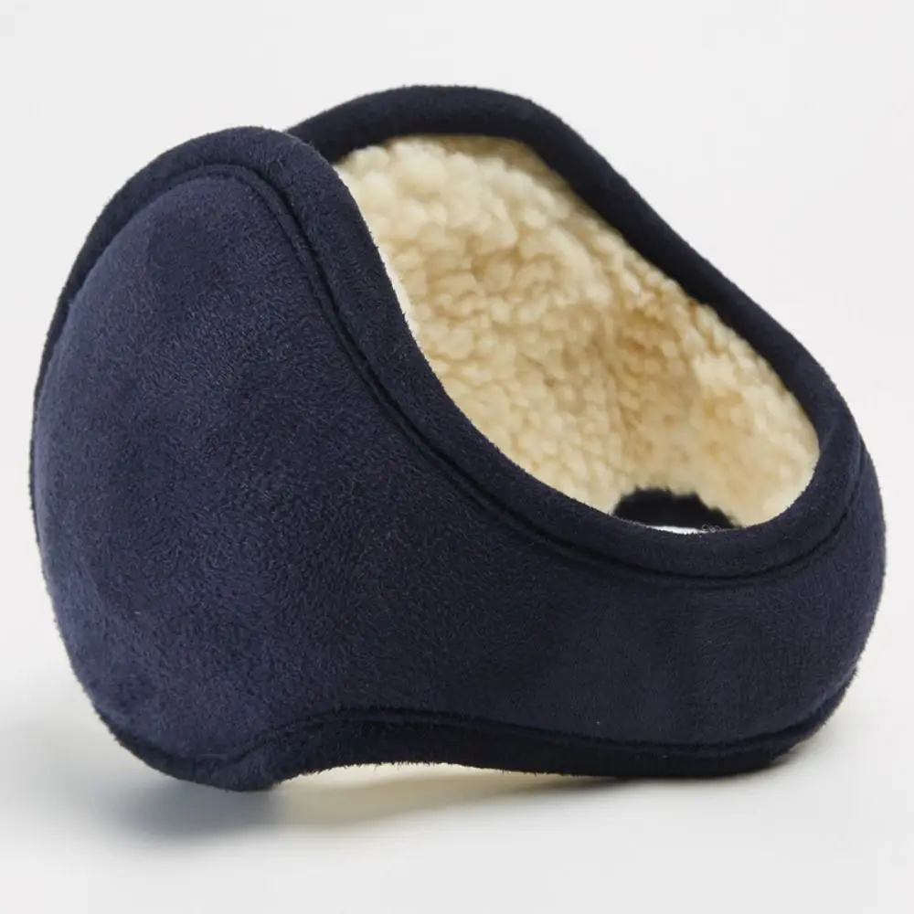 A prueba de viento invierno relleno polar Simple Unisex grueso calentador de orejas hombre orejera cubierta de oreja mujer solapa de oreja