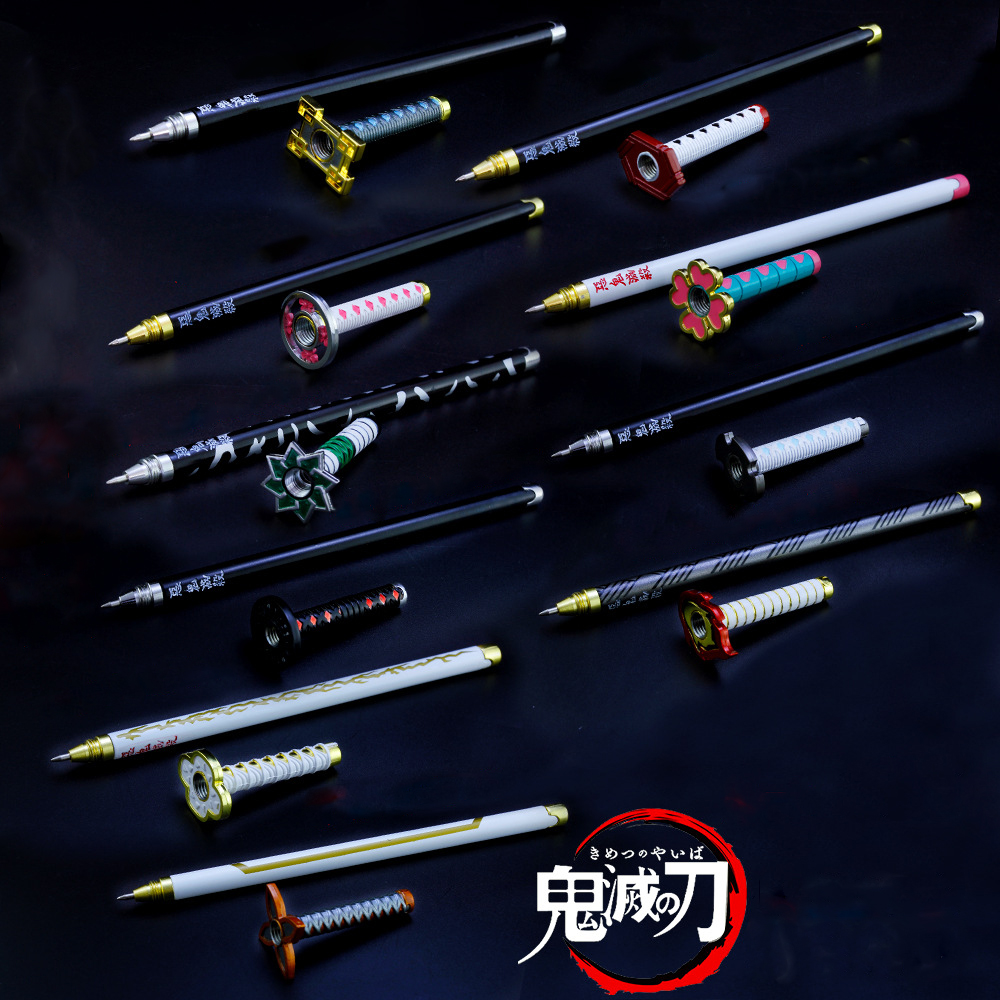 Halloween Japanische Anime Schwerter Gel-Stift Cosplay Ninja Waffen Samurai Kostüme Requisiten Weihnachtsgeschenke Fans Sammlungen Geschenke