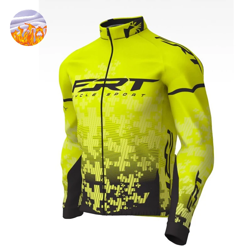 Áo Khoác Mùa Đông Nhiệt Trang Nam Đội Đi Xe Đạp Áo Khoác Dài Tay Áo Phù Hợp Với Mtb Xe Đạp Đường Bộ Quần Áo Ciclismo Hombres
