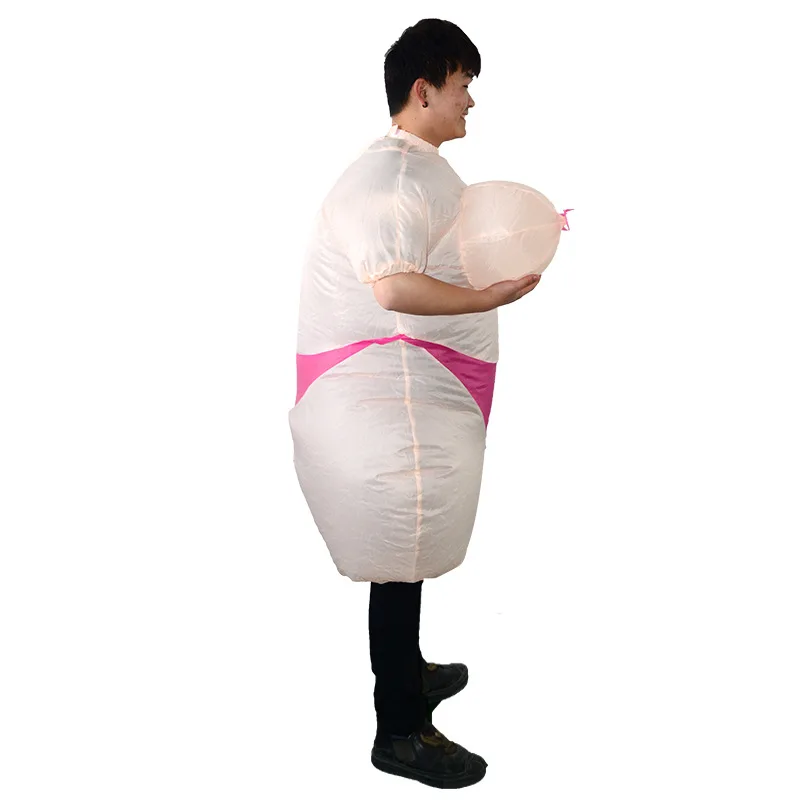 Creative Inflatable เครื่องแต่งกายเดิน Mannequin เครื่องแต่งกายการประชุมประจําปี Spoof เครื่องแต่งกาย