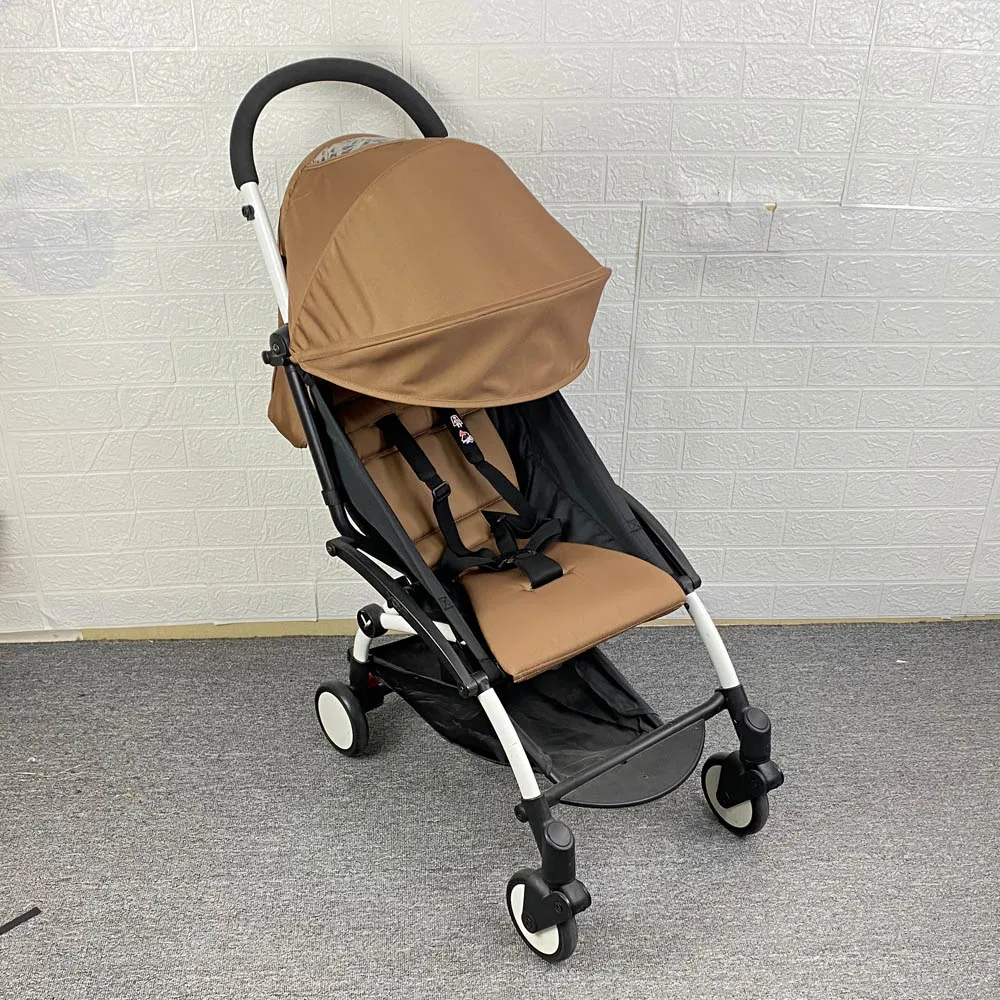 3 unids/set 175 accesorios de cochecito cubierta de dosel cojín de asiento para Babyyoya cubierta de sombrilla colchón de asiento con bolsillo con cremallera