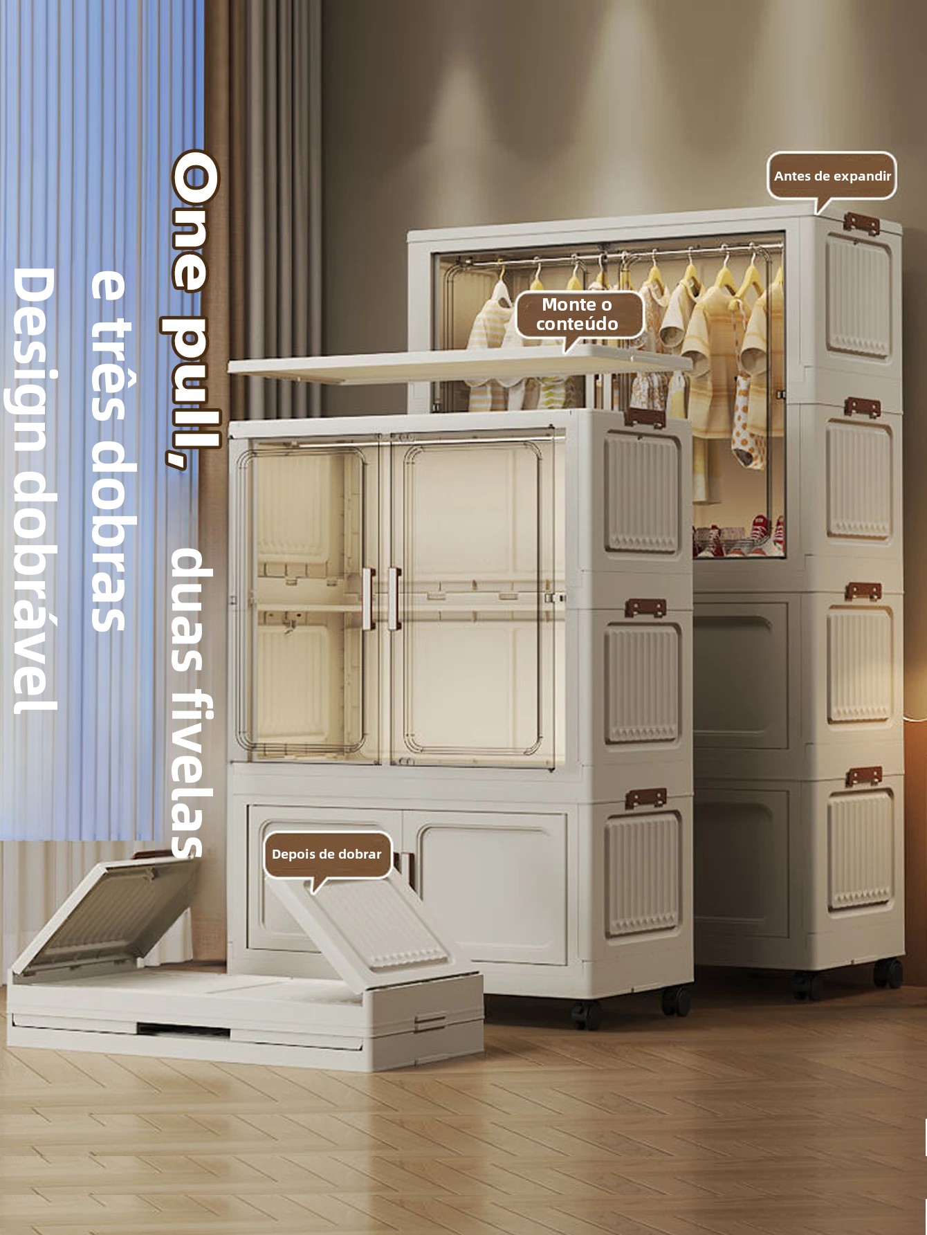 Armário de armazenamento dobrável multi-cena branco/preto/cinza casa escritório cozinha banheiro organizador multifuncional com portas