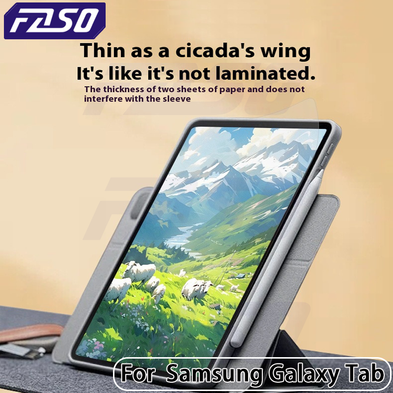FASO 3 unidades de papel protetor de tela para Samsung Galaxy Tab S7 S8 Plus Ultra Samsung tab S6 Lite s7 s9 fe A8 A9 sem vidro