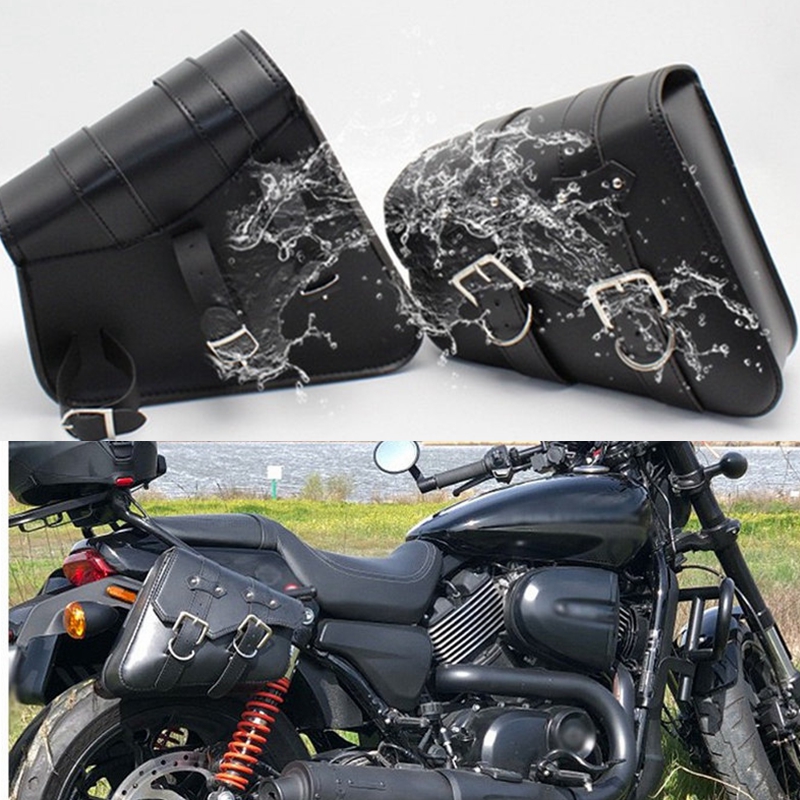 Motorcycle Saddlebag Side Tool Luggage Package Saddle For  Harley Honda Suzuki Kawasaki Yamaha Accessories Rear Seat Travel Bag