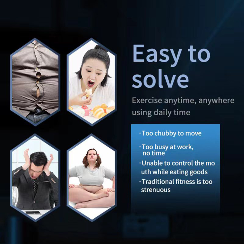 EMS Abdominal Toning Belt กระตุ้นกล้ามเนื้อไฟฟ้ากล้ามเนื้อแบบพกพาฟิตเนสนวดเอวเทรนเนอร์ Body Slimming Shaping