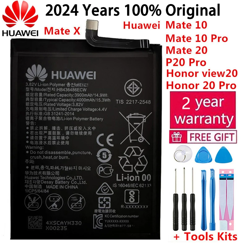 แบตเตอรี่เดิมสําหรับ Huawei Honor Mate Nova 2 3 5A 5C 6A 7 7C 7A 7X 8 8A 8C 8X P8 9 Y9 P9 10 P10 20 P20 Lite Pro Plus แบตเตอรี่