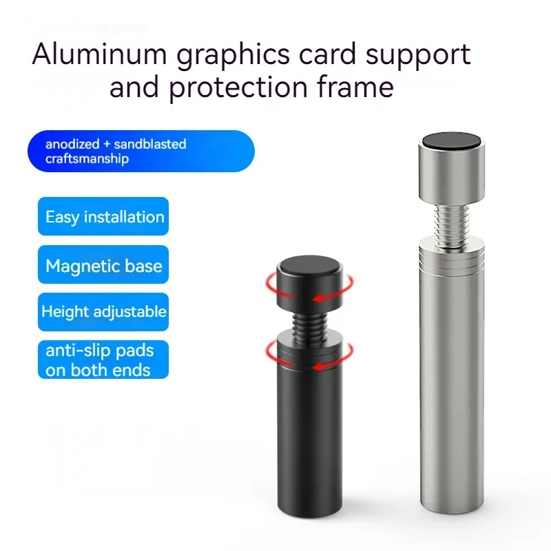 TEUCER VC-16 Graphics Card Brace GPU Support Bracket Universal Video Card Support Adjustable Holder Desktop PC Case Accessories
