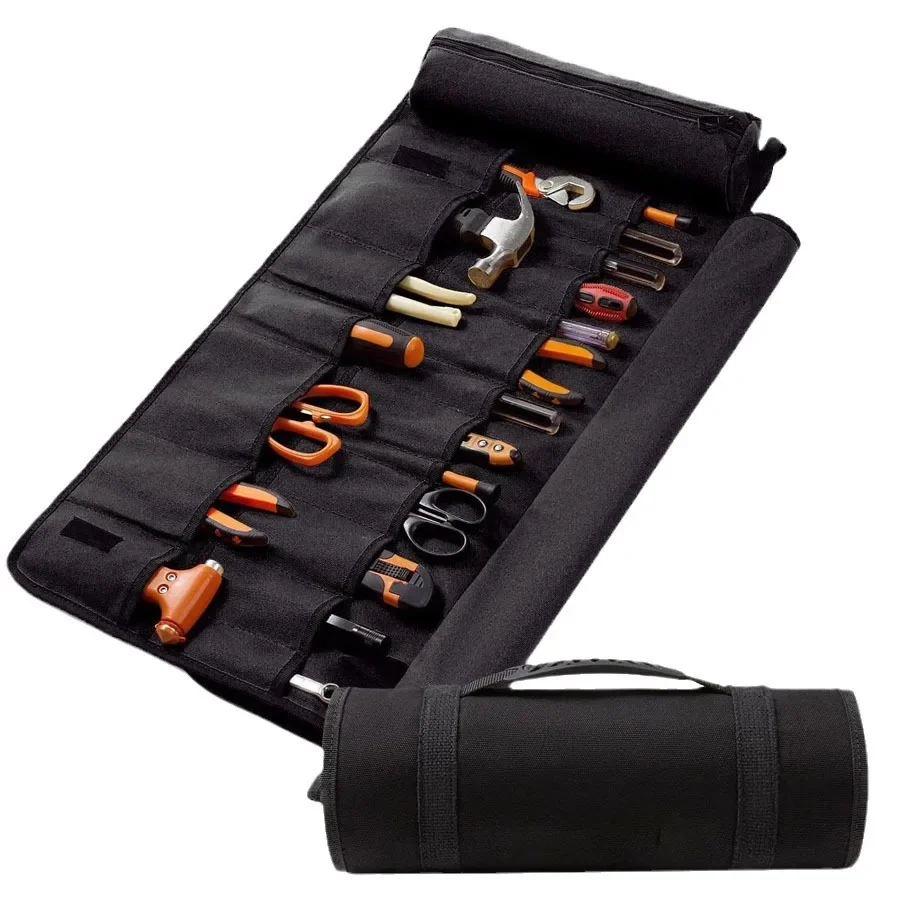Multi-Purpose Tool Bag High Quality Professional Multi Pocket Hardware Tools Pouch Roll UP Portable Small Tools Organizer Bag