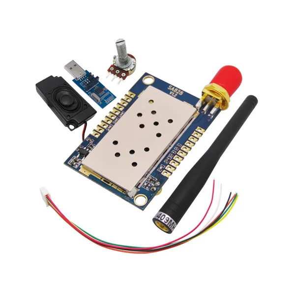 2 sätze/los hohe integrierte 1 W Walkie Talkie modul UHF |   VHF Sprachmodul-Kits SA828