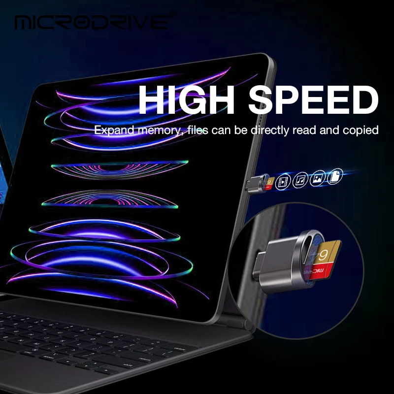 Micro TF SD Card Reader Converter For IPhone IPad OTG To Micro SD Card Reader Viewer Adapter Memory Card Reading Support IOS 13
