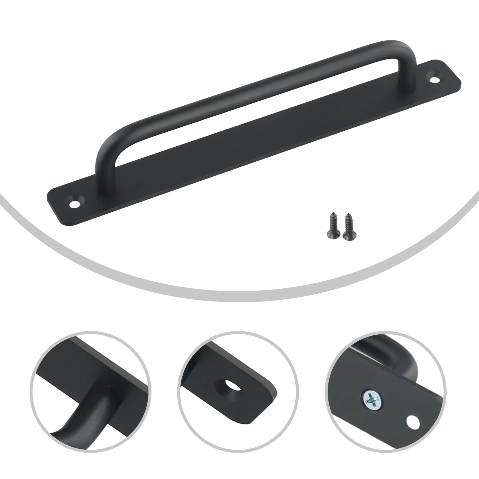 Schuifdeurgreep Aluminium Pull Push Deurgreep voor poort Toiletdeur Ponsvrij Trekt Meubelbeslag