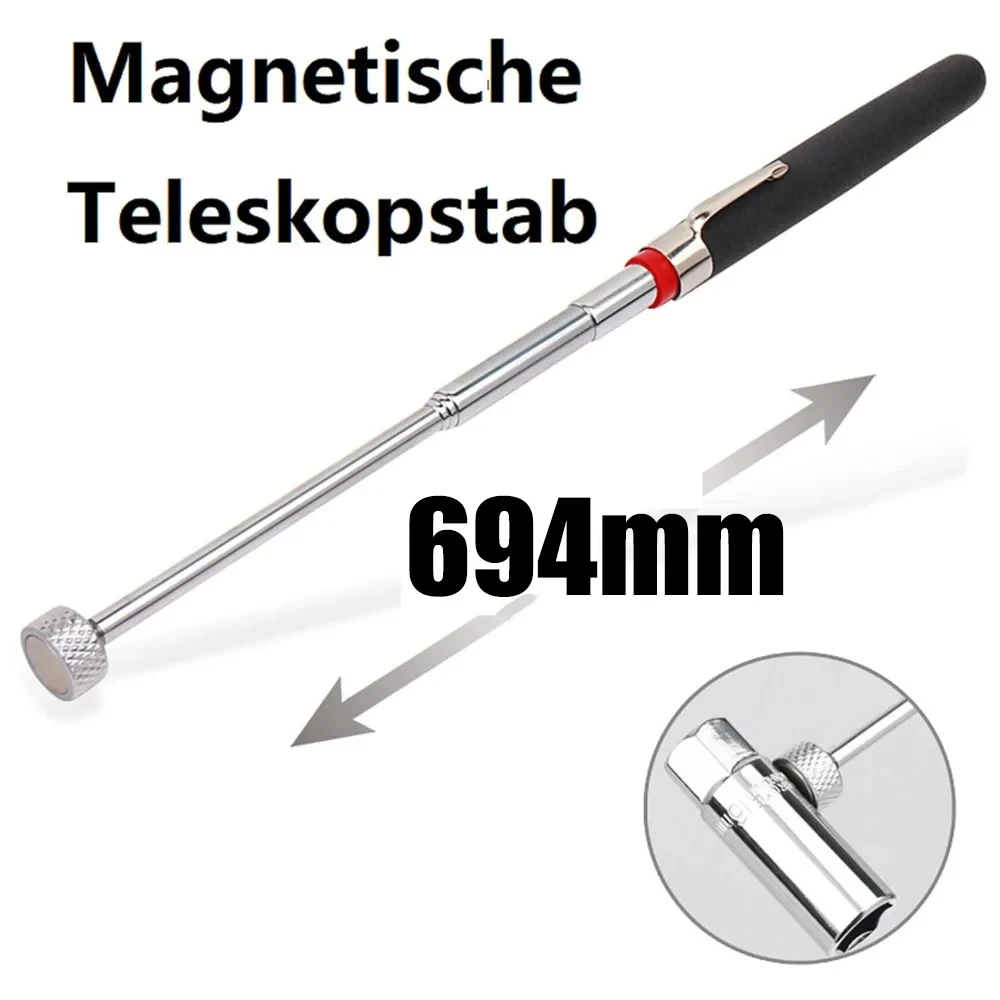 Teleskop Pickup Magnetische Eisen Stange Haushalt Réparation automobile et Inspektion Werkzeug Starke Magnetische Metall Schraub