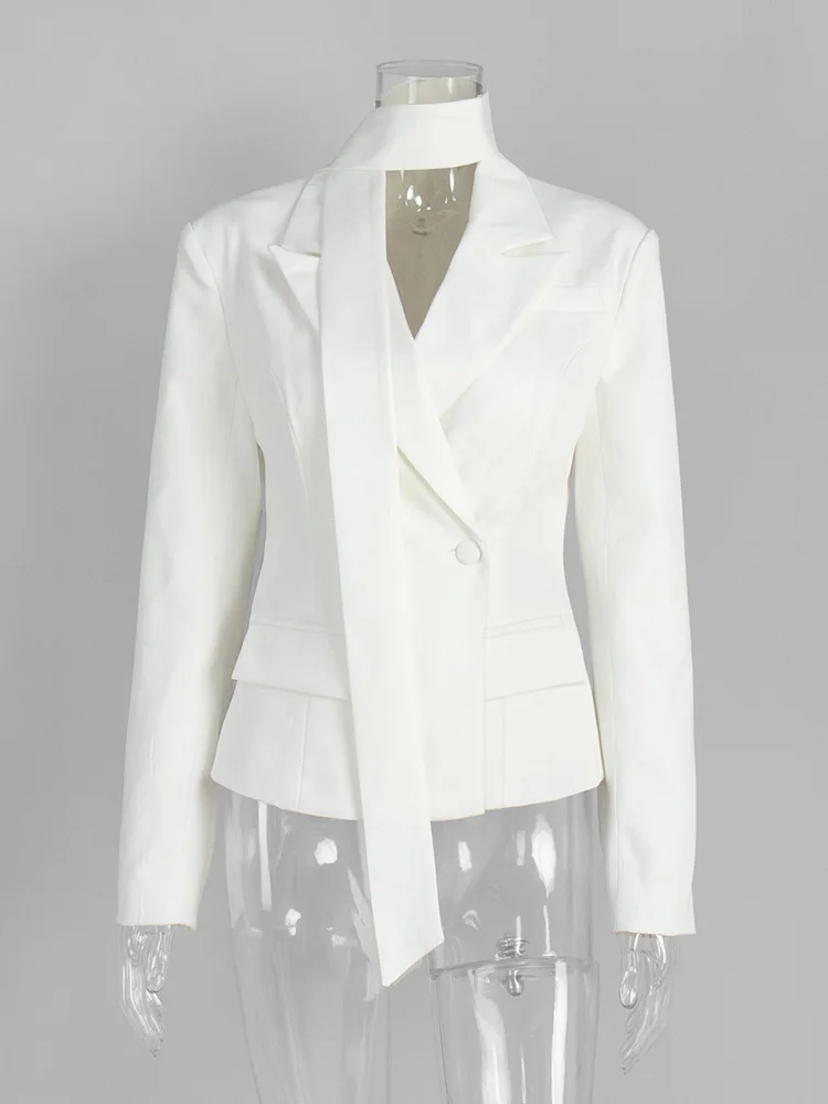 Tossy Elegante Mode Anzug jacke Weibliche Patchwork V-ausschnitt Spitze-Up Pendeln Langarm Herbst 2025, Mantel Für Frauen verband Anzug