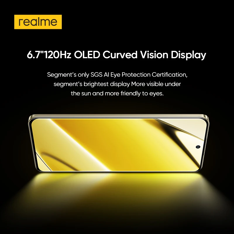 Global Version realme 13 Pro Plus 5G Smartphone Snapdragon 7s Gen 2 120Hz Curved Vision Display 80W SUPERVOOC Charge AI Imaging
