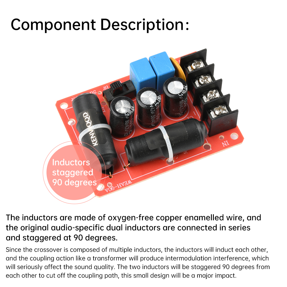 200 Вт высокая мощность кроссовер динамик делитель частоты DIY домашний кинотеатр WEAH-90A чистый бас сабвуфер динамики кроссоверы частоты