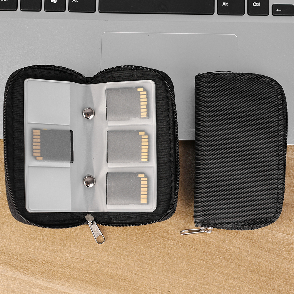Tragbare 22 Slots Speicher karte Micro SD-Karte Aufbewahrung tasche Trage tasche Halter Brieftasche Fall für SD/SDHC/MS/DS/CF-Karten Organizer