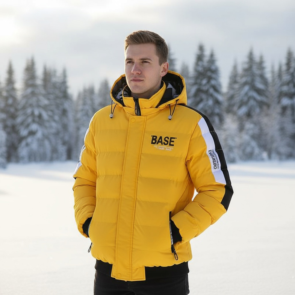 DIMUSI Winter Männer Wattierung Jacke Mode Männlichen Verdicken Unten Thermische Parkas Casual Outwear Windjacke Mit Kapuze Mäntel Mann Kleidung