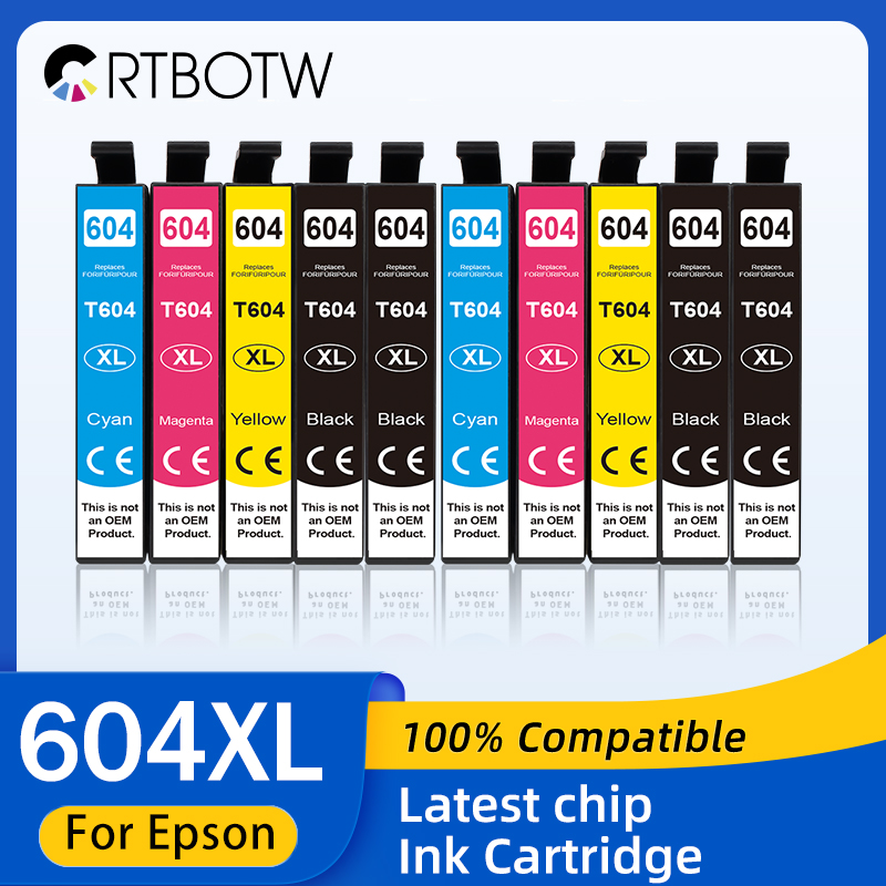 604XL Tintenpatrone für Epson T 604 T604 kompatibel XP 2200 2205 3200 3205 4200 4205 WF 2910 2930 2950 Drucker XL T604XL