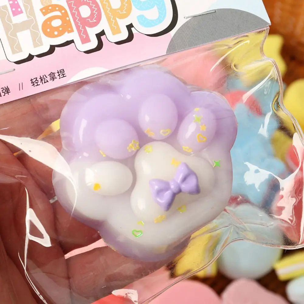 Squishy ของเล่นใหม่ Fidget MINI Kawaii Cat PAW Squeeze ของเล่นสีชมพูน่ารักแมวน้อยเท้า Relief ความเครียดของเล่นเด็กผู้ใหญ่ของขวัญที่ไม่ซ้ำกัน