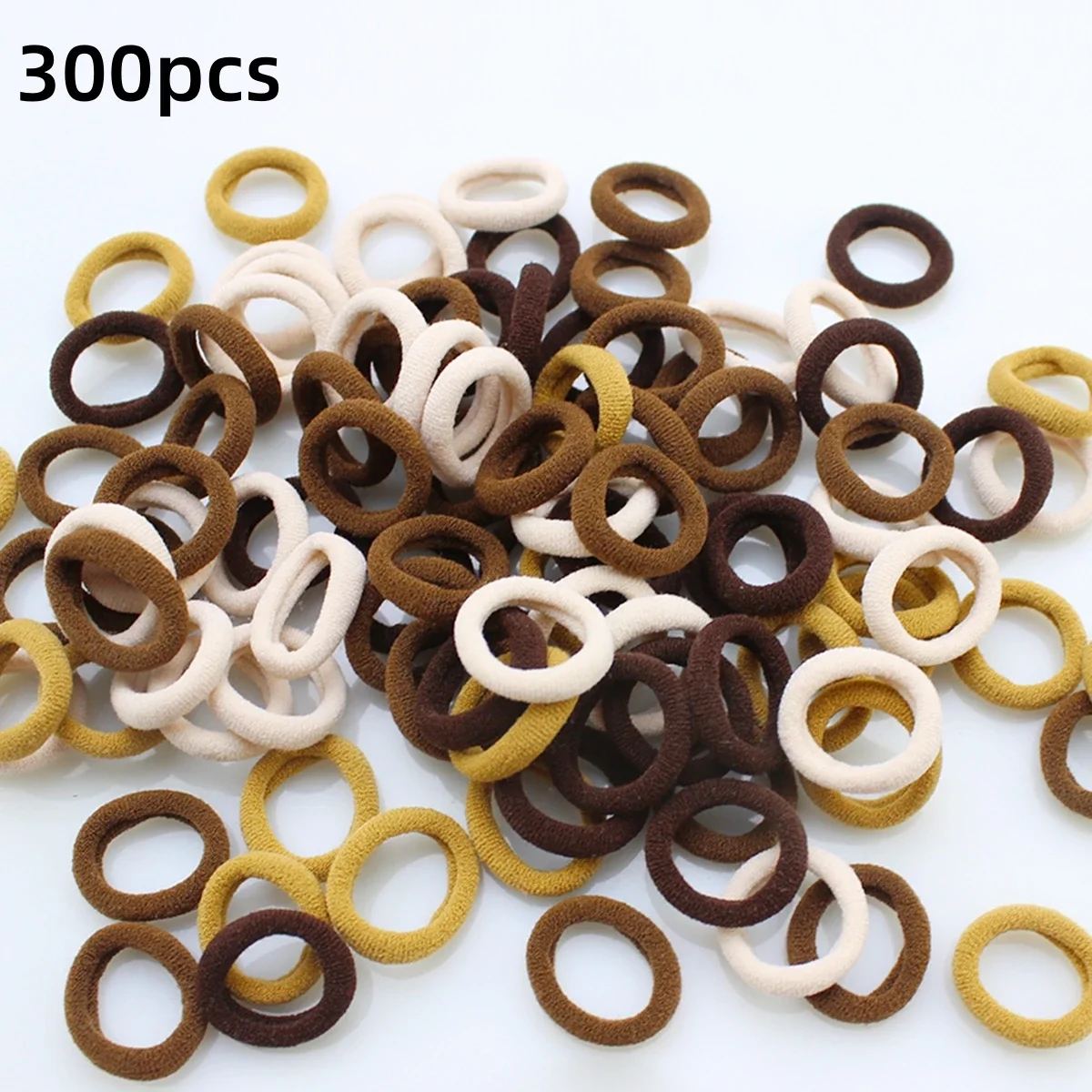 100/300/500 pezzi Ragazze Fasce elastiche colorate per capelli Coda di cavallo Tenere Cravatta per capelli Elastici Scrunchie Accessori per capelli Fasce per ragazze