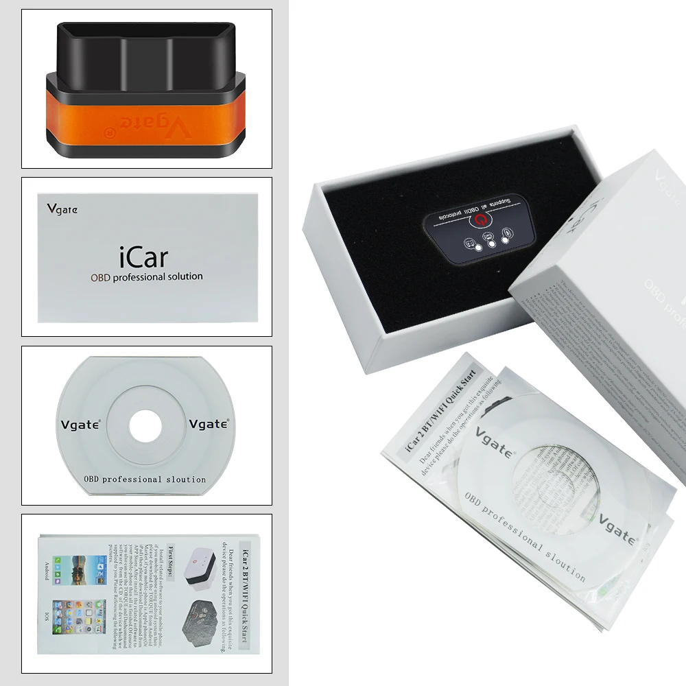 iCar2 ELM327 obd2 บลูทูธเครื่องสแกนเนอร์ elm 327 V2.1 obd 2 wifi icar 2 เครื่องสแกนเนอร์วินิจฉัยอัตโนมัติสําหรับ android/PC/IOS รหัส reader