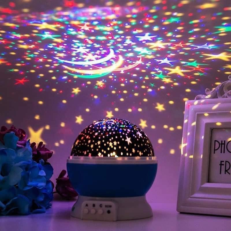 Proiettore galassia Cielo stellato Luce notturna a LED rotante Planetario Camera da letto per bambini Luci notturne stellari Luce lunare Lampada regalo per bambini