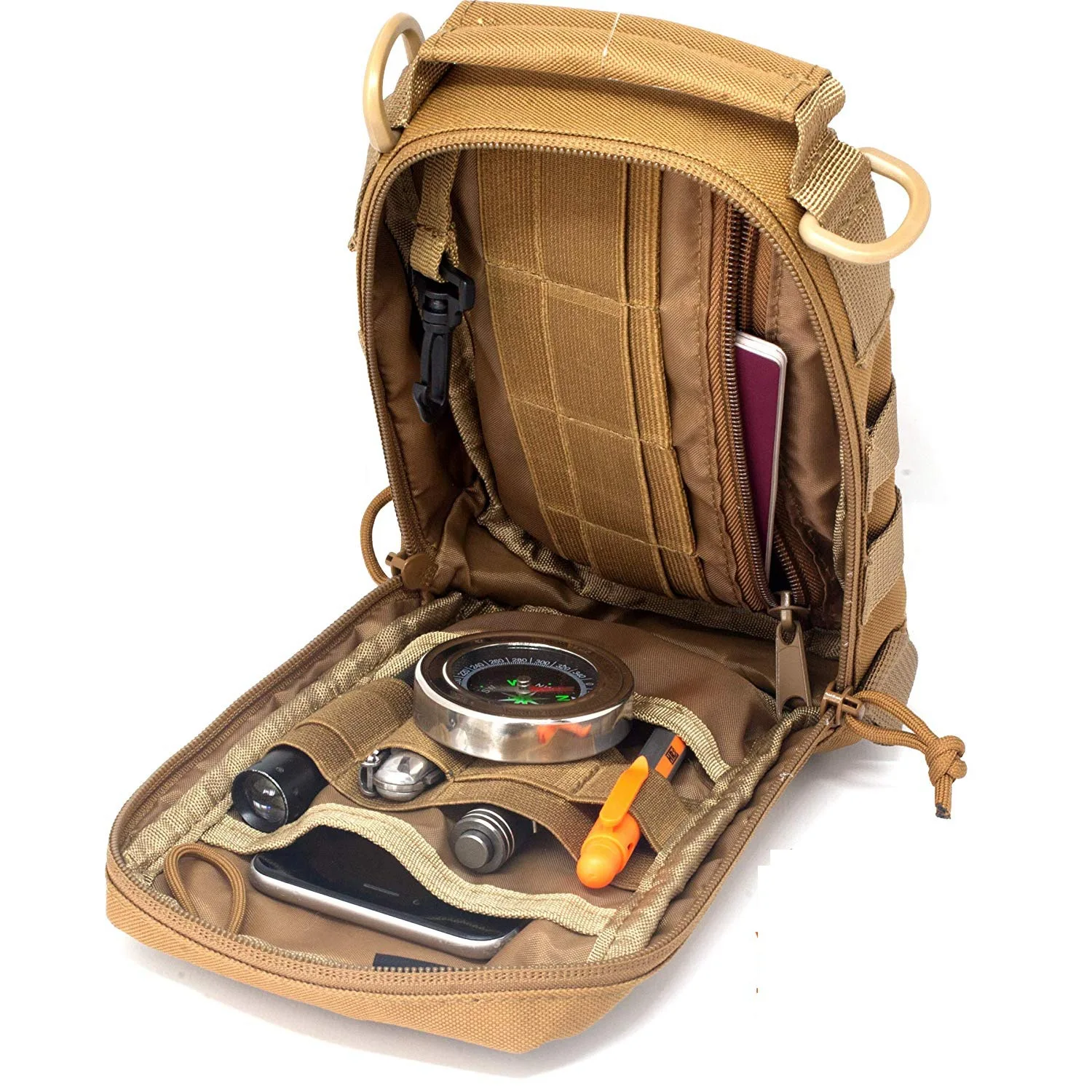 Multifunctional Outdoor Waist Pack for Hiking, Camping and Survival with Tool Pockets and First Aid Kit Functional belt bag 힙색