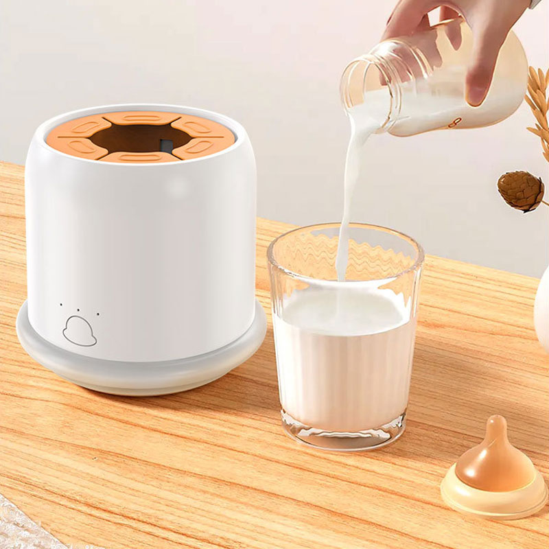 Agitador elétrico de garrafa de leite USB estilo disco voador - misturador inteligente de leite em pó com bateria de lítio para fabricação de fórmula de bebê
