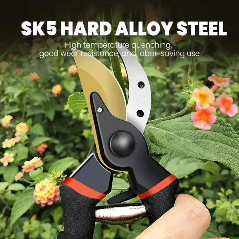 1pc Multifunctional Pruning Shear Garden Tools Heavy Duty Ultra Sharp Hand Pruners, Professional Garden Scissors