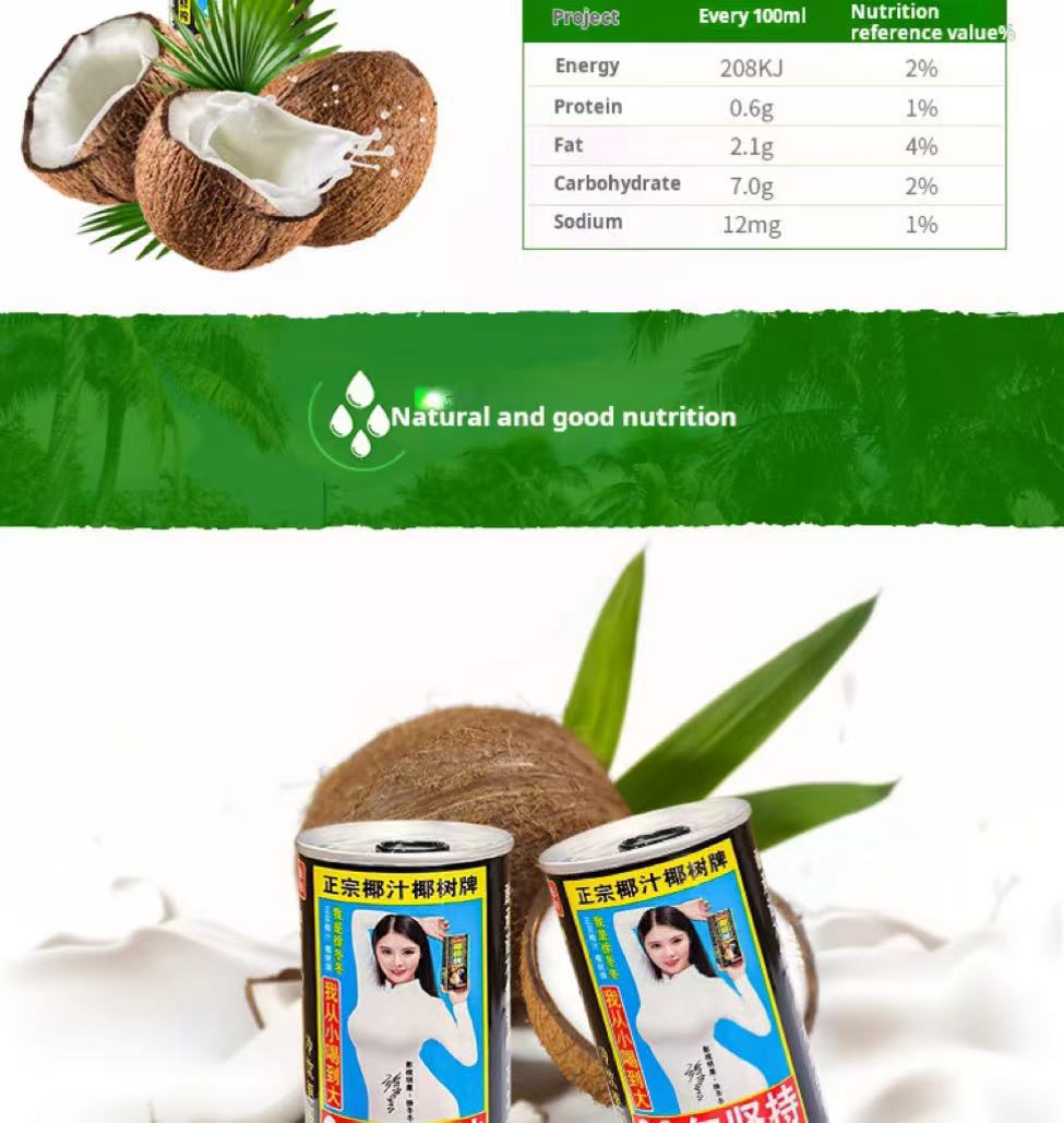 Yeshu, Coconut Juice, Pack of 6, 245ml/bottle