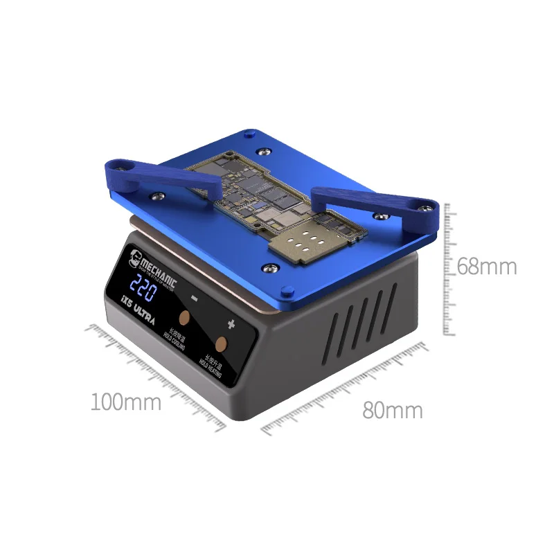 Mechanic IX5 Ultra Universal Preheating Platform used for motherboard layered bonding to remove glue dot matrix repair heaters
