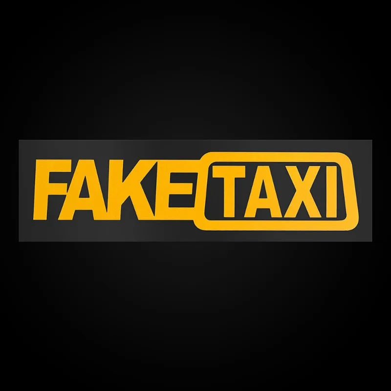 Universal falso TAXI coche Auto pegatina calcomanía emblema vinilo autoadhesivo para coche divertido coche pegatina