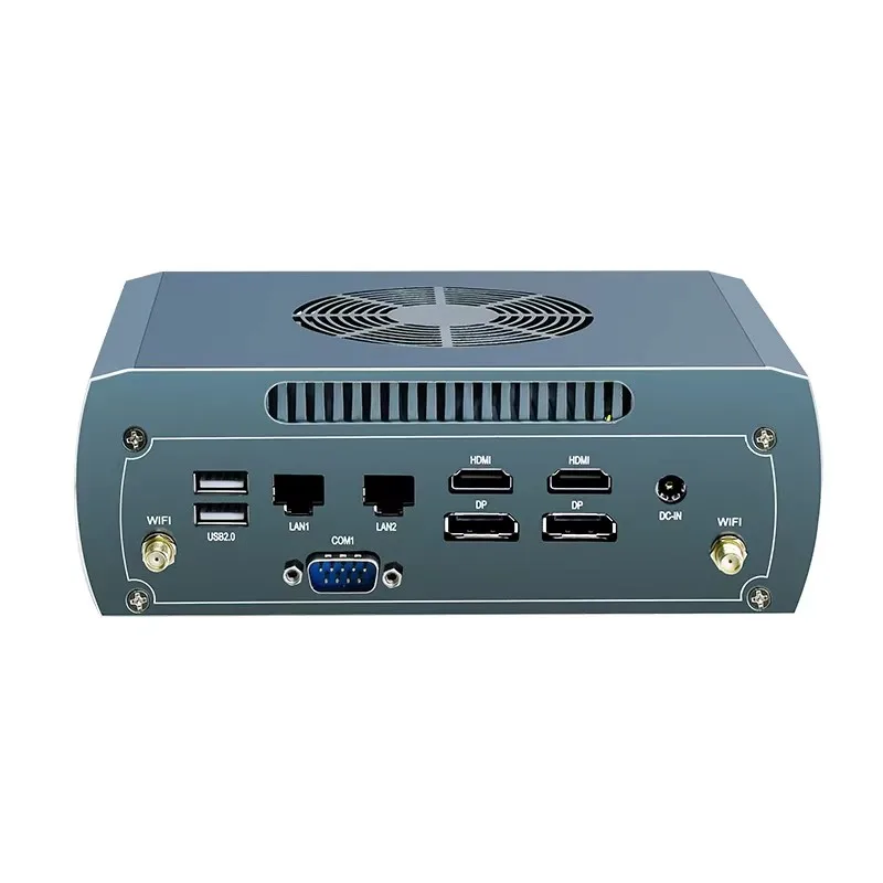 Topton Solid FU03 AI Gaming Mini PC AMD Ryzen 7 8845HS 2*Intel 2.5G 2*DDR5 2*NVME Firewall Router Computer Windows 11 4x8K WiFi6