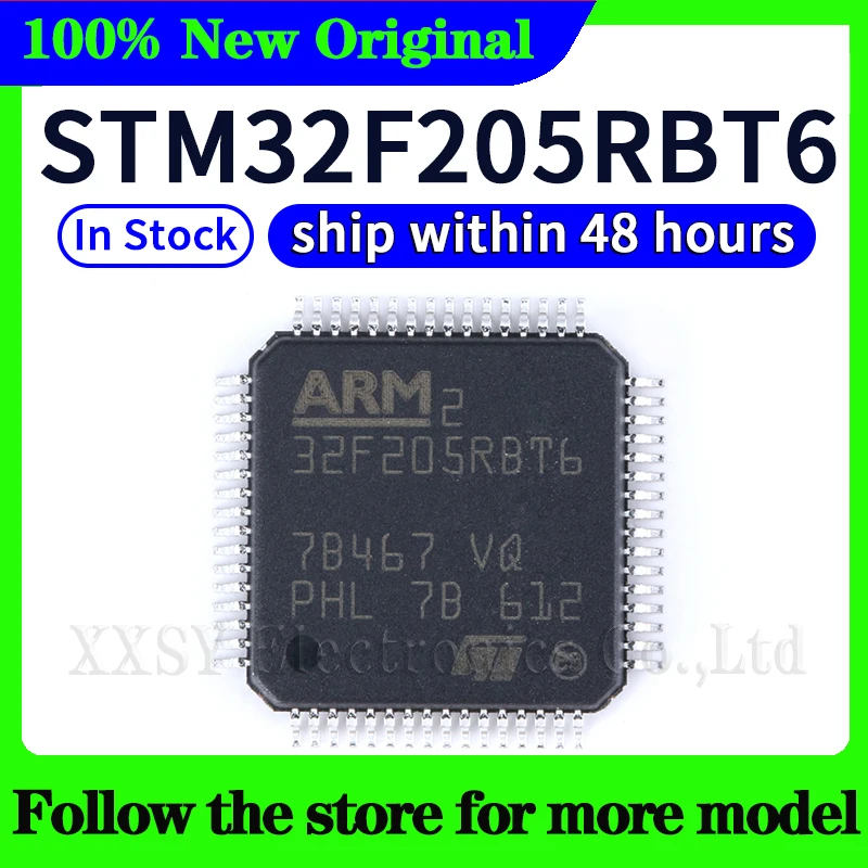 STM32F205RBT6 STM32F205RGT6 STM32F205RFT6 STM32F205RET6 STM32F205RCT6 STM32F205VBT6 STM32F205VFT6 Высокое качество Новый