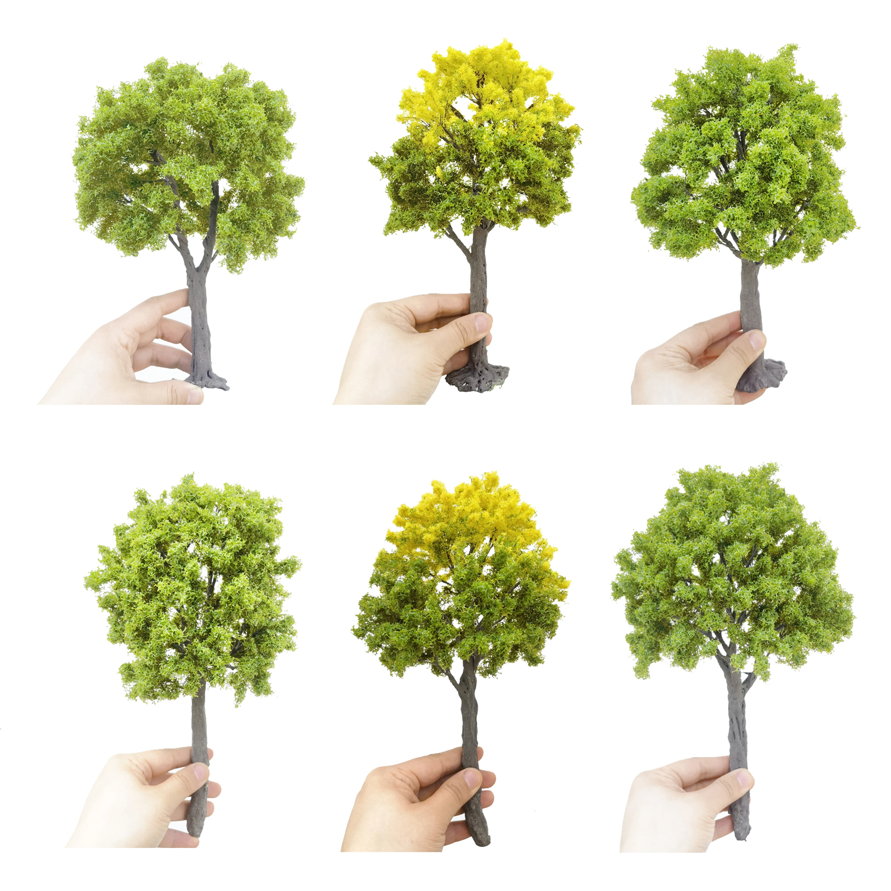 25-30cm miniature simulation wire trunk model tree realistic boutique tree model G scale train model material railway layout