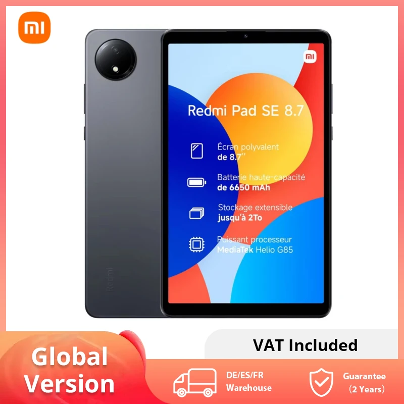 Globale version xiaomi redmi pad se 8,7 zoll mi tablet 90hz display 6650mah mtk helio g85 dual lautsprecher dolby atmos